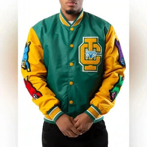 NWT ICECREAM Billionare Boys Club Rashomon Varsity Bomber Embroidered Jacket